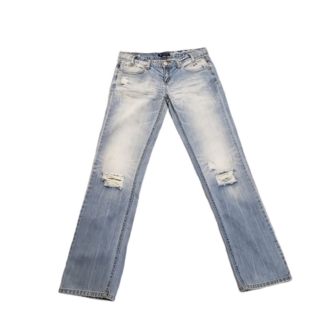 JET SET DISTRESSED SIZE 9 JEANS